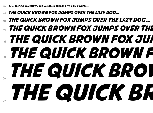 Avengeance Mightiest Avenger font waterfall